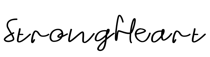 Strong Heart  नि: शुल्क फ़ॉन्ट्स डाउनलोड
