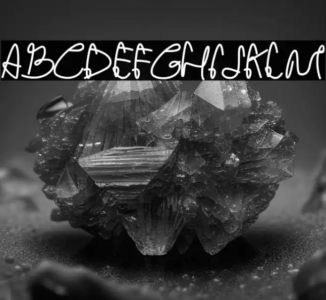 Strong Heart Font examples