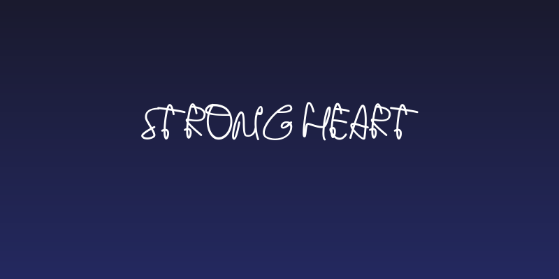 Strong Heart Social Header