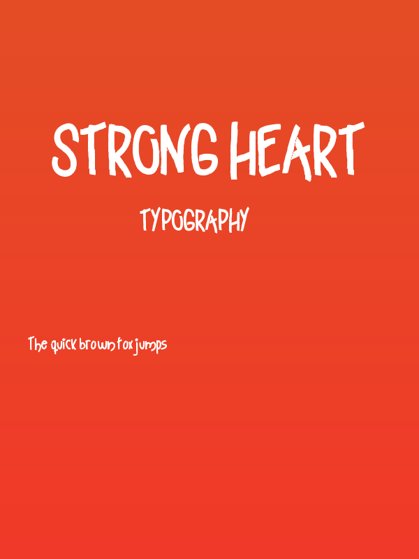 Strong Heart Poster
