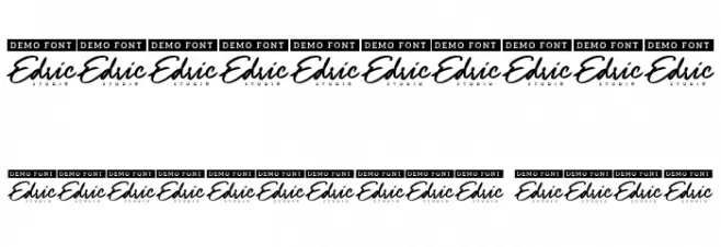 Strong Iron Demo Italic Font OTHER CHARS