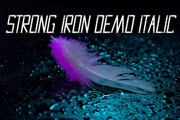 Strong Iron Demo Italic Example 2
