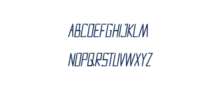 Strong Iron Demo Italic Lowercase