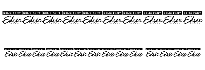 Strong Iron Demo Font OTHER CHARS