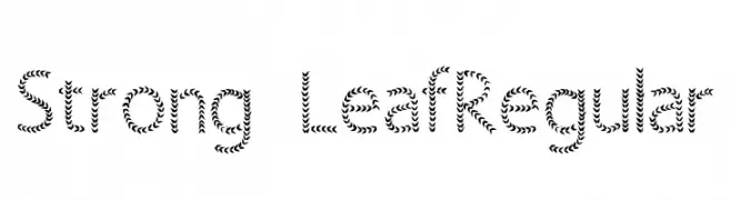 Strong LeafRegular  Free Fonts Download