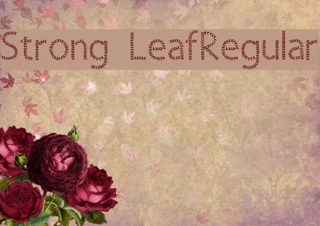 Strong LeafRegular Example 2
