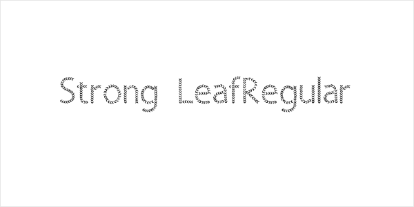 Strong LeafRegular Logo