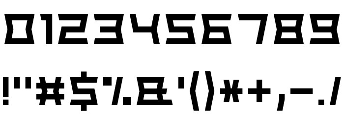 Strong Line 7 Font OTHER CHARS