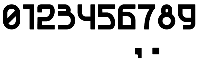 Strong-Regular Font OTHER CHARS