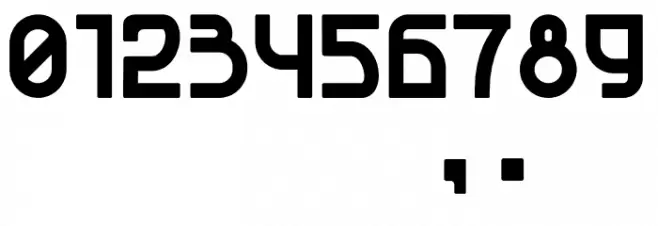 Strong-Regular Font OTHER CHARS