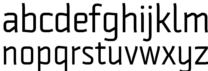 Strong-Regular Font LOWERCASE