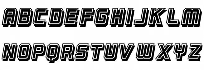 Strong Shade Demo Schriftart Groß