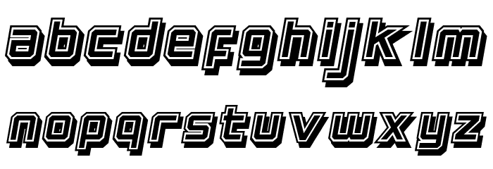 Strong Shade Demo Font LOWERCASE