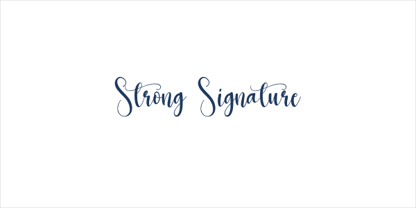 Strong Signature Logo