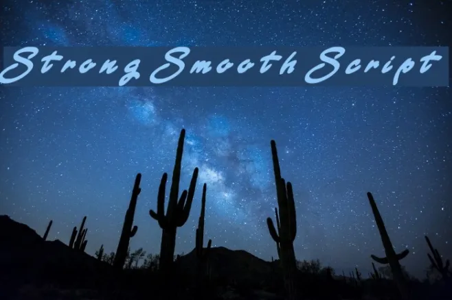 Strong Smooth Script Example 1