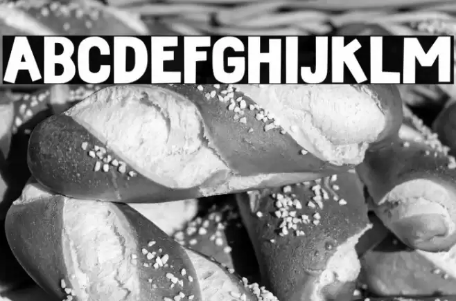 Strong Stitch Regular Шрифта examples