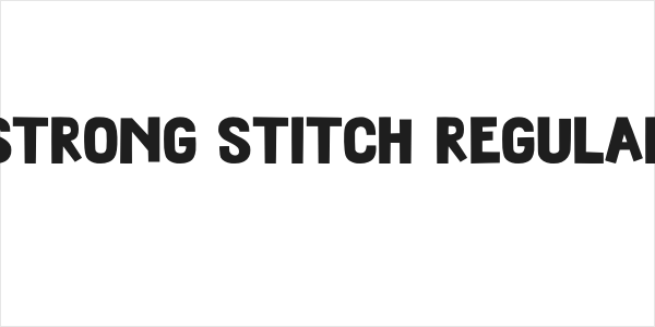 Strong Stitch Regular Logo