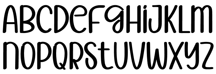 Strong Woman Font LOWERCASE