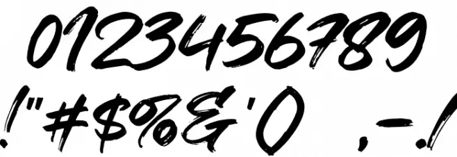 Strong Young Font Alte caractere