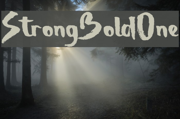 StrongBoldOne Example 1