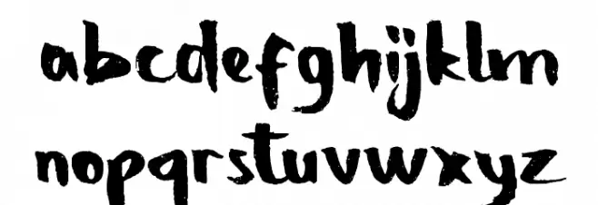 StrongBoldOne Font LOWERCASE