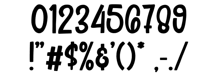 StrongBoyz Font OTHER CHARS