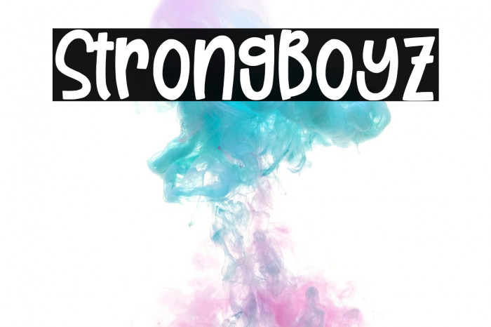 StrongBoyz Font examples