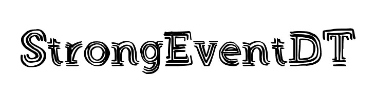 StrongEventDT  Frei Schriftart Herunterladen