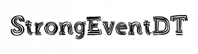 StrongEventDT  Fuentes Gratis Descargar