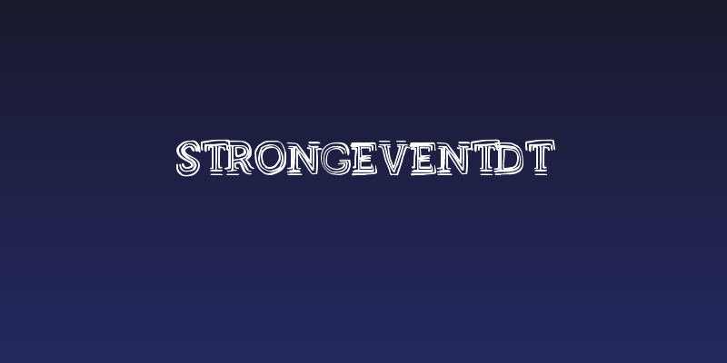 StrongEventDT Social Header
