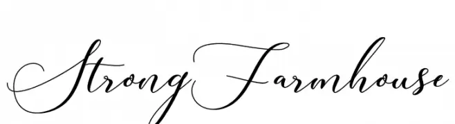 StrongFarmhouse  Frei Schriftart Herunterladen