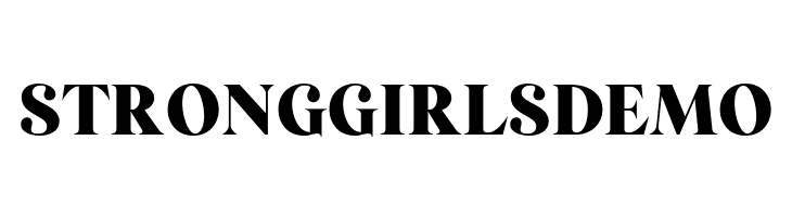 StrongGirlsDEMO  フリーフォントのダウンロード