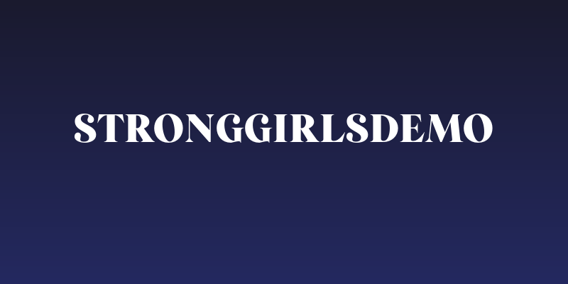 StrongGirlsDEMO Social Header