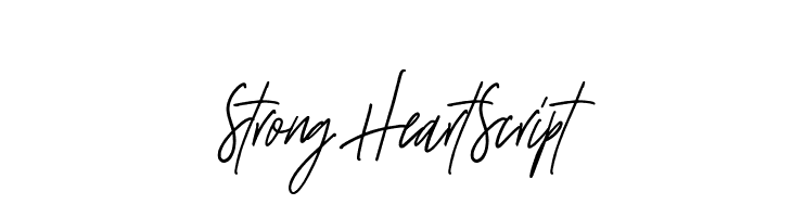 StrongHeartScript  font caratteri gratis