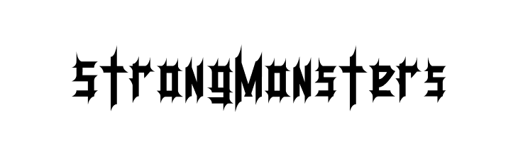 StrongMonsters  नि: शुल्क फ़ॉन्ट्स डाउनलोड