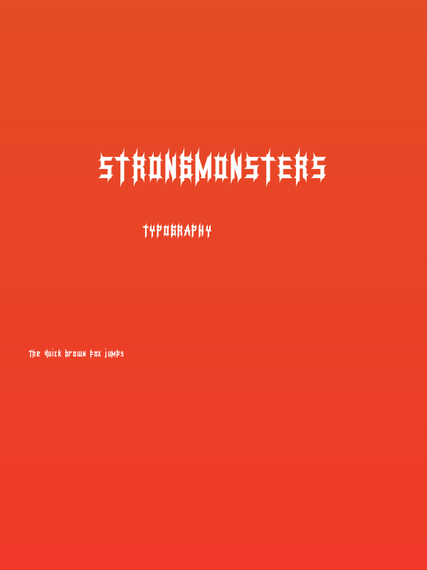 StrongMonsters Poster