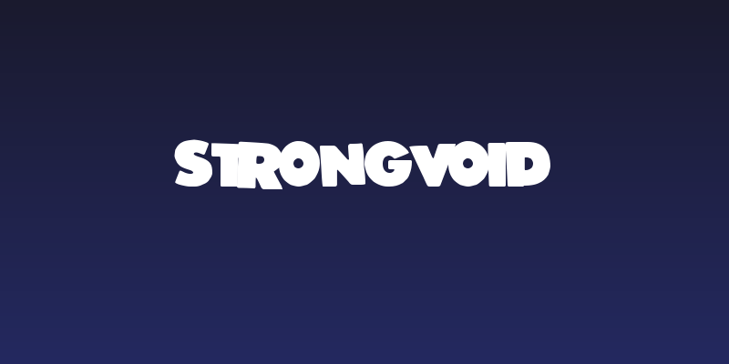 StrongVoid Social Header