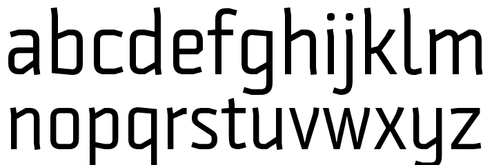 Strong Font LOWERCASE