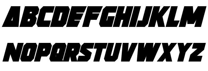 Strongarm Bold Italic Font LOWERCASE