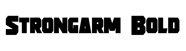 Strongarm Bold Font