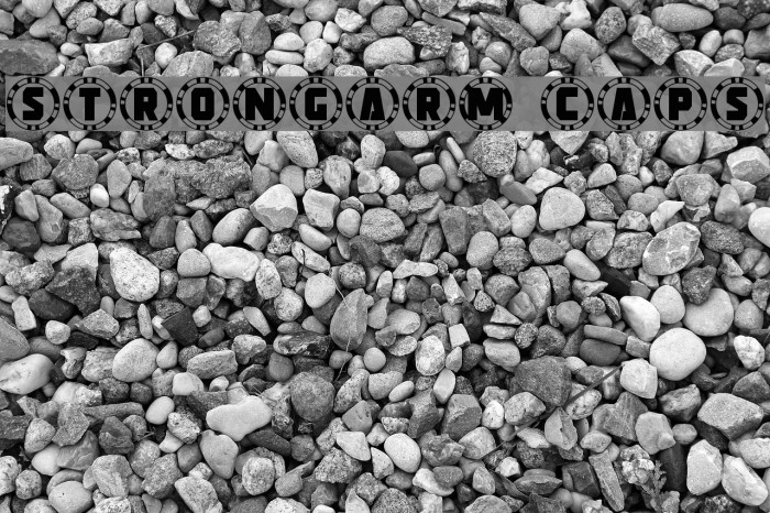 Strongarm Caps Font examples