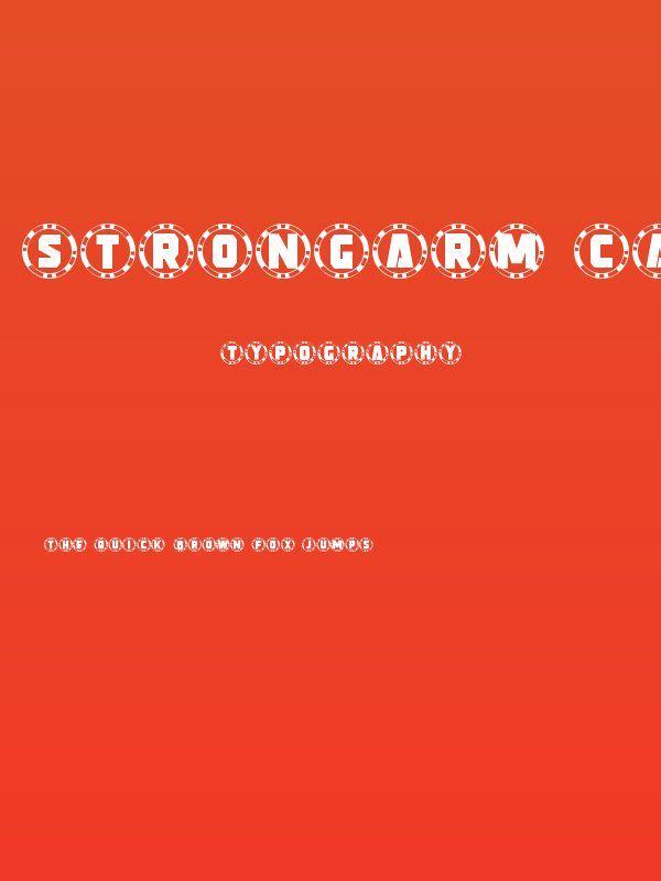 Strongarm Caps Poster