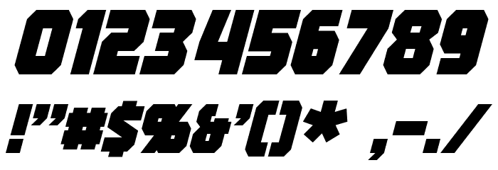 Strongarm Italic Fonte OUTROS PERSONAGENS