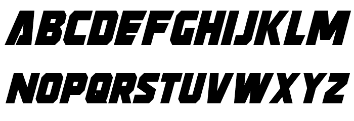 Strongarm Italic Fonte MINÚSCULAS