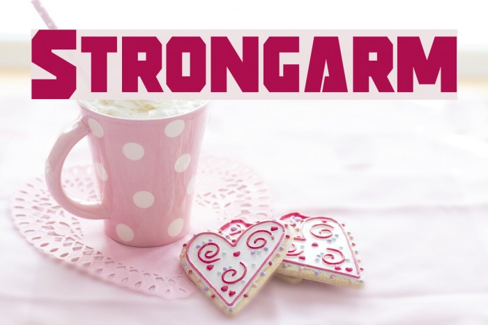 Strongarm Fonte examples