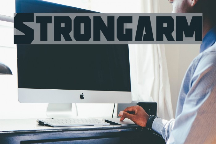 Strongarm Fonte examples
