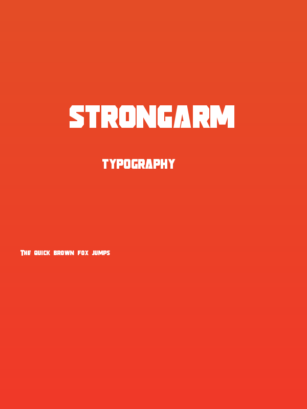 Strongarm Poster