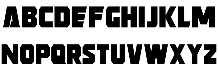 Strongarm Fonte MINÚSCULAS