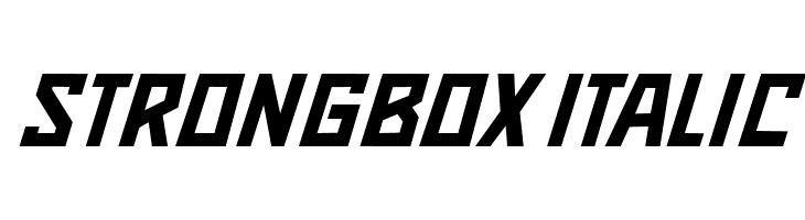 Strongbox Italic  Free Fonts Download