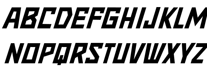 Strongbox Italic Font LOWERCASE